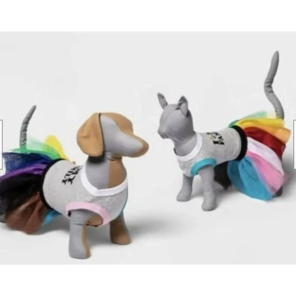 ‎Pride Pet Costume-NWT-Size XS-Tee & Tutu Dogs/Cats-LGBTQ+